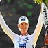 Andy Schleck gewinnt das weisse Trikot bei der Tour de France 2009